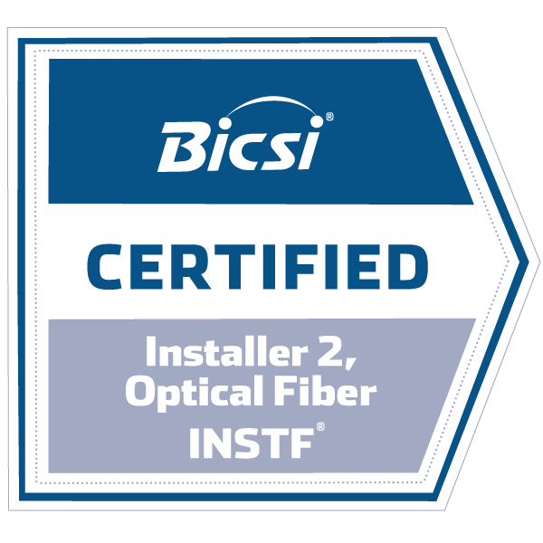 BICSI Certified Installer 2, Optical Fiber (INSTF)